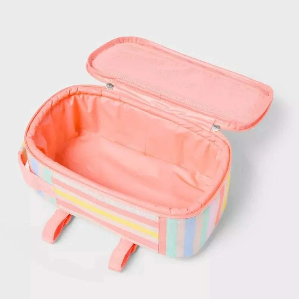 Sun Squad 6 Can Soft Sided Cooler 4.5qt‎ Striped New With Tags